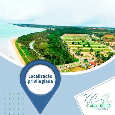 Mapa de localização do Mar de Japaratinga na Costa dos Corais